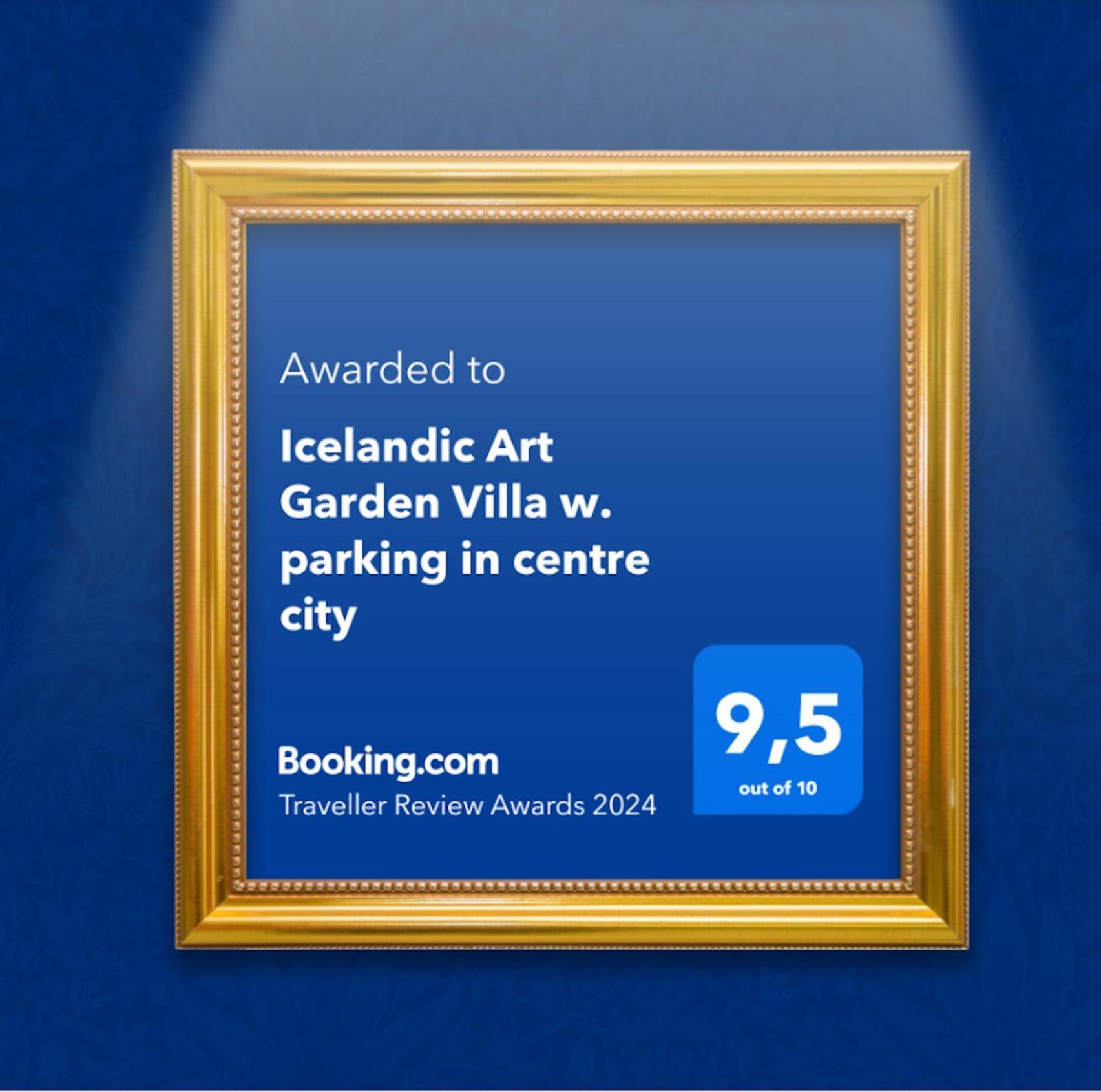 Icelandic Art Garden Villa W. Parking In Centre City Reykjavík Buitenkant foto