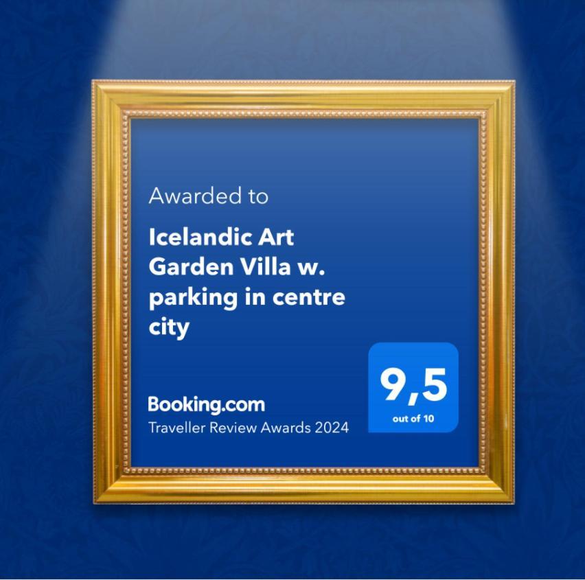 Icelandic Art Garden Villa W. Parking In Centre City Reykjavík Buitenkant foto